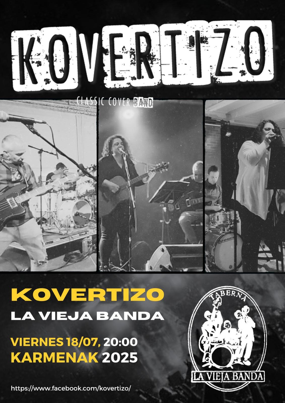 🎉 KOVERTIZO en La Vieja Banda – Especial Karmenak 2025 🎉